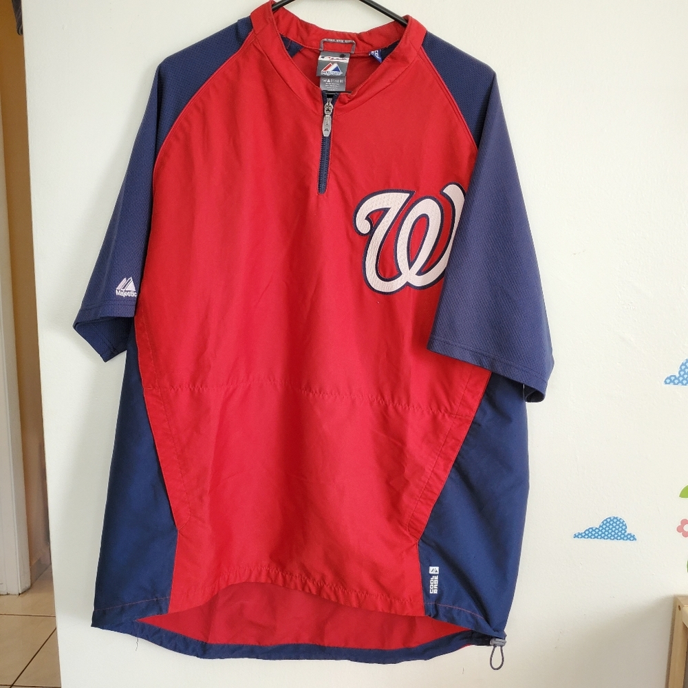 WASHINGTON NATIONALS PULLOVER JACKET.